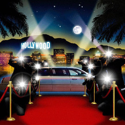 freetoedit background hollywood fame night limo paparazzi cameras redcarpet
