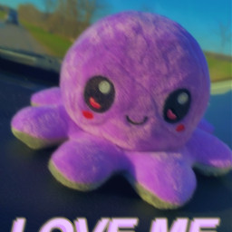 freetoedit purple violet preppy loveme aesthetic indie plushie octopus squid stuffedanimal