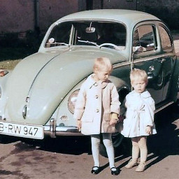 car auto käfer beatle children kinder me ich sister schwester girls mädchen freetoedit pccarsphotography carsphotography