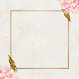 background frame pink flowers gold glitter sparkles glittery marblebackgrounds marble freetoedit