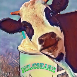 freetoedit milkshake cow becher wiese ircenamelmug enamelmug