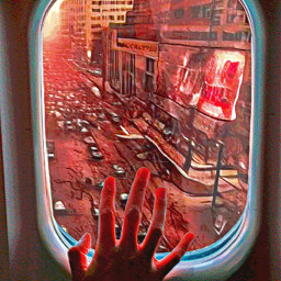 apocalypse zombie red edit died art artwork world freetoedit srcplanewindowview planewindowview