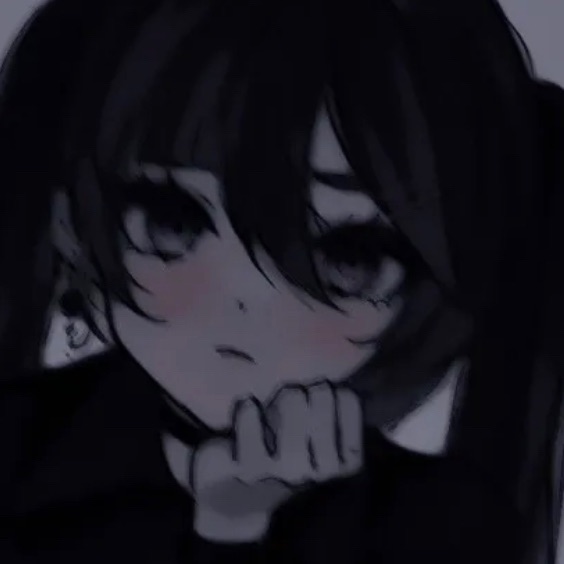 Draincore Icon Aesthetic Dark  Gothic anime girl, Dark anime girl, Emo  anime girl