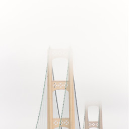 architecture bridge mist fog goldengate minimalistic unsplash freetoedit