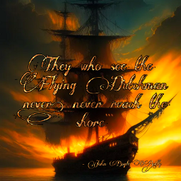 flyingdutchman ghostship irish johnboyleoreilly irishauthor sundown sunset nautical pirateship pirate freetoedit