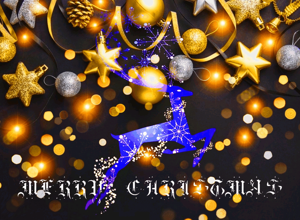 Merry Christmas #gif #Reindeer
