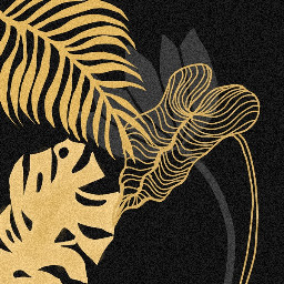 draw gold leave leaves background freetoedit